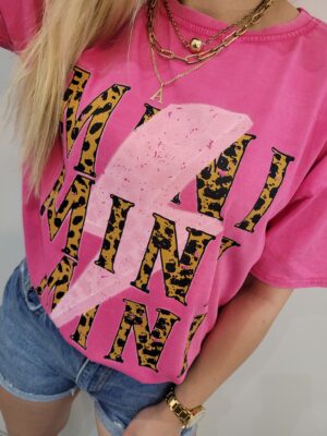 T-shirt Mini Mini różowy
